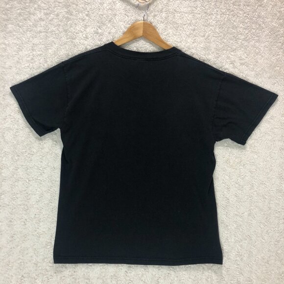 Angel Devil Skull‎ Seek and Destroy Black Delta Graphic T-Shirt Medium - Picture 4 of 4